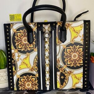 Aldo tote bag gold trim Nwt